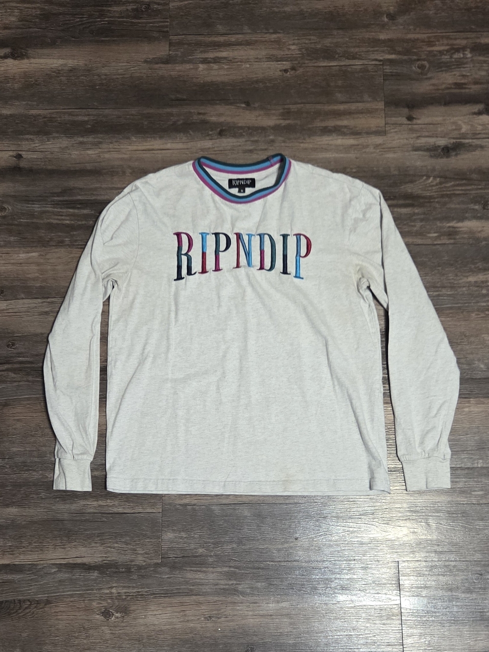 RIPNDIP Embroidered Logo Long Sleeve Shirt
